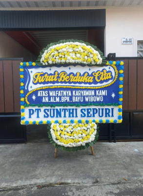 Papan Bunga Duka di Cikeusik